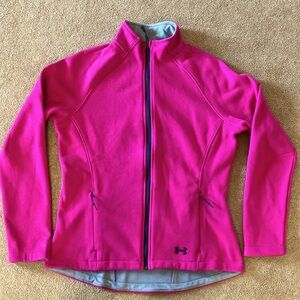 UNDER ARMOR STORM PINK FLEECE WOMEN’S SIZE SMALL